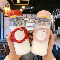 Korean Creative Anti-scalding Cup Holder Glass Water Cup main image 1