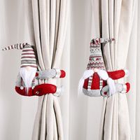 Christmas Decoration Striped Hat Curtain Buckle main image 1