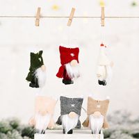 Christmas Knitted Faceless Doll Ornaments main image 6