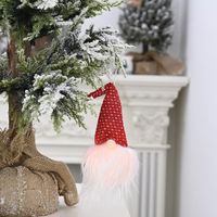 Christmas Faceless Doll Luminous Small Pendant Tree Ornaments main image 5