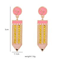 Korea Simple Creative Colored Pencil Fun Earrings main image 6