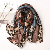 Fashion Crepe Craft Cotton Linen Scarf sku image 1