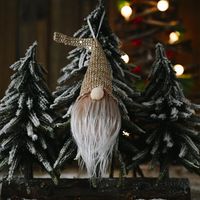 Christmas Faceless Doll Luminous Small Pendant Tree Ornaments sku image 4