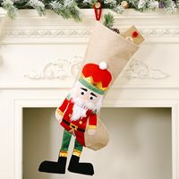 Walnut Soldier Christmas Stocking Candy Bag sku image 1