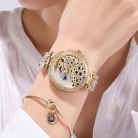 Fashion Steel Band Diamond Ladies Watch main image 4