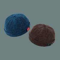 Blue Corduroy Landlord  Trendy  Hat main image 5