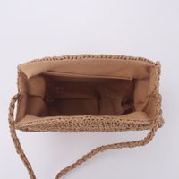 Beach Style Woven  Round Shoulder Bag main image 4