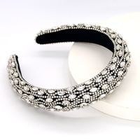 Baroque Diamond Pearl Headband main image 5
