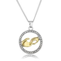 Simple Fashion Diamond Pendant Necklace sku image 1