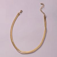Round Bead Clavicle Chain Double Wild Necklace main image 3