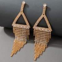 Fashion Diamond Tassel Earrings main image 1