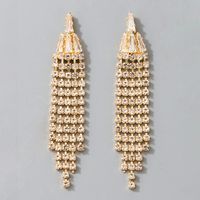 Fashion Diamond Tassel Earrings main image 5