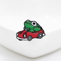 Cartoon Brooch Mini Naughty Frog Motoring Brooch main image 1