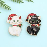 Christmas Series Cute Cat  Animal Cowboy Brooch main image 3