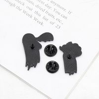 Cartoon Style Ghost Alloy Stoving Varnish No Inlaid Unisex Brooches main image 3