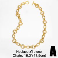 Hip-hop Thick Chain Necklace sku image 2