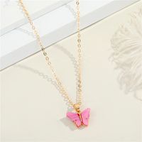 Fashion Butterfly Resin Necklace sku image 6