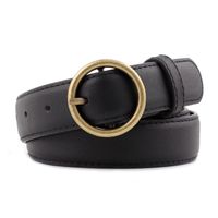 Fashion Woman Alloy Round Square Buckle Belt Strap For Jeans Multicolor Nhpo134249 sku image 6