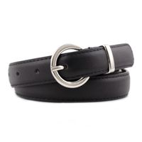 Fashion Woman Alloy Round Square Buckle Belt Strap For Jeans Multicolor Nhpo134249 sku image 5