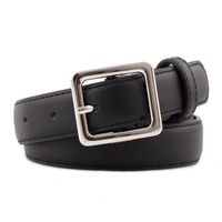 Fashion Woman Alloy Round Square Buckle Belt Strap For Jeans Multicolor Nhpo134249 sku image 8