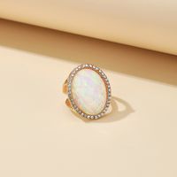 Korean  Pink Crystal Fashion Wild Diamond Earrings main image 6