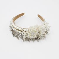 New Baroque  Rhinestone Pearl Headband main image 2