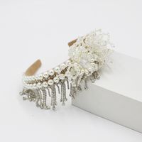 New Baroque  Rhinestone Pearl Headband main image 3