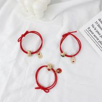 New Year's Red Zodiac Alloy Hair Rope main image 3