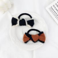 Simple Woven Bow Hair Ring main image 4