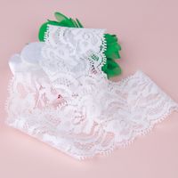 Bandeau De Noël Élastique Rose Fleur En Dentelle Pour Enfants main image 5