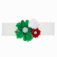 Children's Lace  Flower Elastic  Rose Christmas Headband main image 6