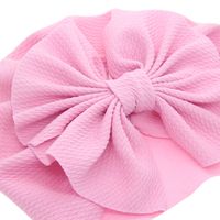 Children's Solid Color Big Bow Hat main image 5