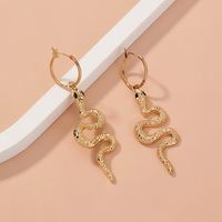 Fashion Long Snake-shaped Earrings main image 6