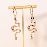 Fashion Long Snake-shaped Earrings main image 4
