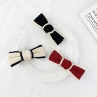 Wool Knitted Bow Hairpin main image 1