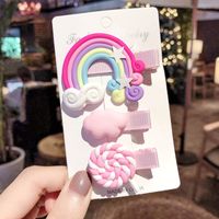 Cute Rainbow Hairpin sku image 1