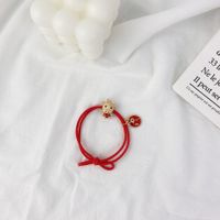 New Year's Red Zodiac Alloy Hair Rope sku image 2