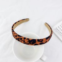 Leopard Print Retro Striped Headband sku image 3
