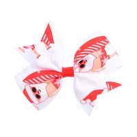 New Children's Plaid Hairpin Cute Baby Bow Hairpin sku image 5