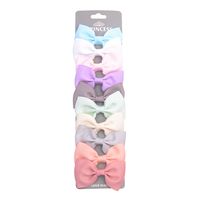 Children's Solid Color Bow Hairpins Set sku image 11