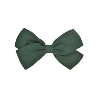 New Bow Pure Color Cotton  Knotted Side Clip sku image 21