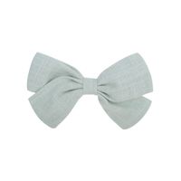 New Bow Pure Color Cotton  Knotted Side Clip sku image 12