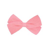 New Bow Pure Color Cotton  Knotted Side Clip sku image 16