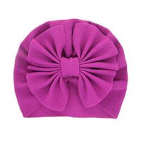 Chapeau De Couleur Unie Grand Noeud Pour Enfants sku image 3