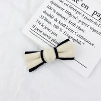 Wool Knitted Bow Hairpin sku image 1