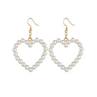 Cute Heart-shaped Sweet Earrings sku image 1