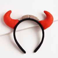 New  Korea Cute  Horns Bow Knots Hairband main image 1