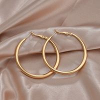 New Exaggerated  Classic Fashion Metal Hoop Earrings main image 4
