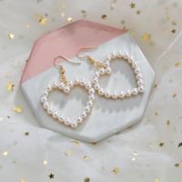 Cute Heart-shaped Sweet Earrings main image 3