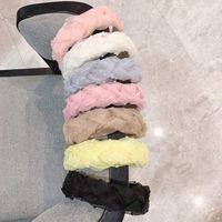 New   Braided Twist Braid Candy Color Wide-brimmed Hair Headband main image 6